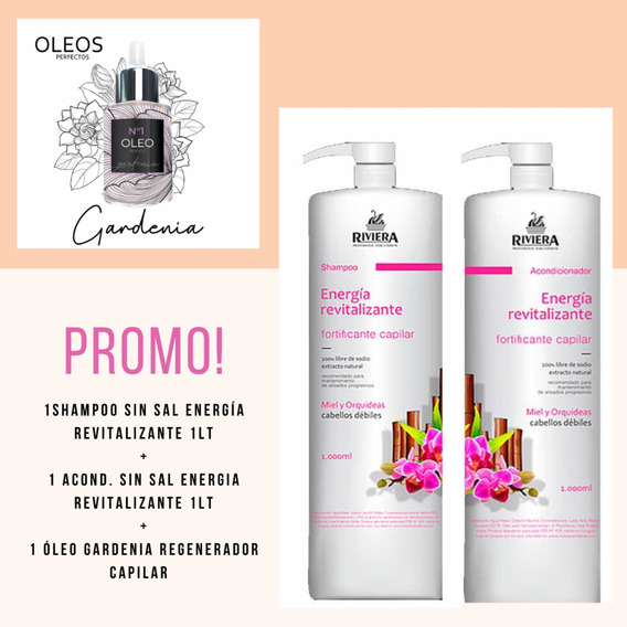 Pack Shampoo + Acondicionador Sin Sal + Óleo