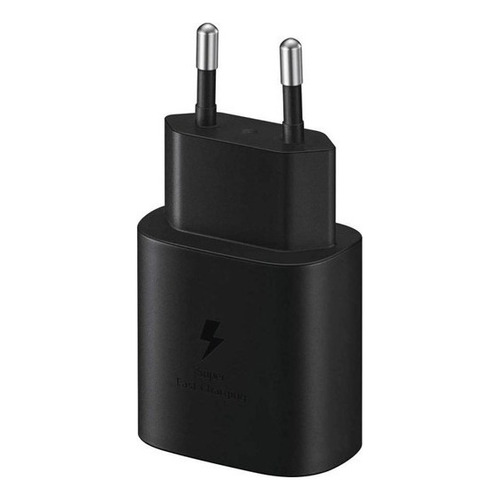 Cargador Samsung EP-TA800 GH44-03059F usb-c de pared carga super rápida negro