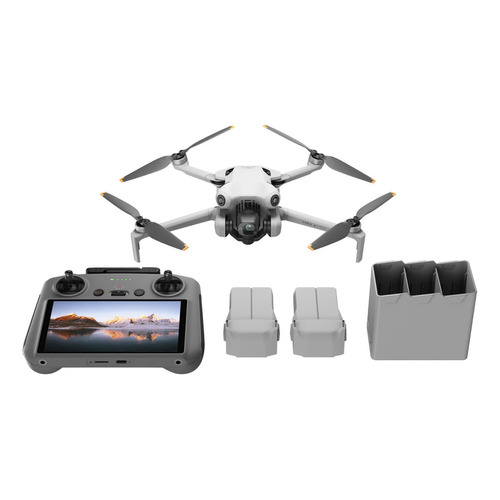 Drone Dji Mini 4 Pro Fly More Combo Plus (dji Rc 2) Color Gris