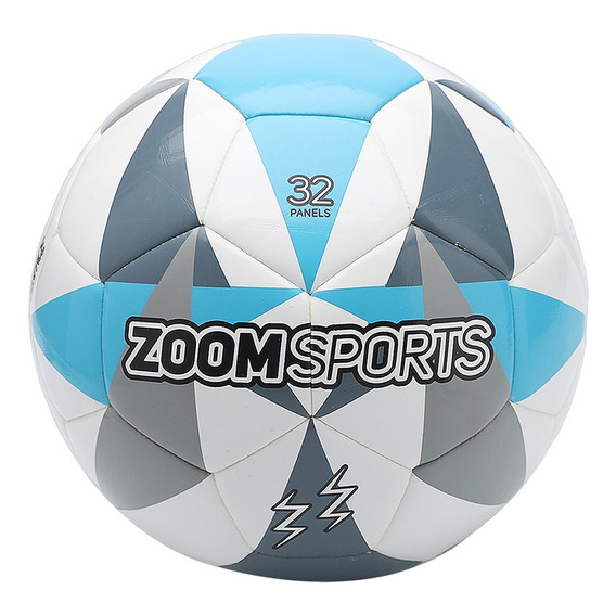 Balon De Fútbol Shock Blanco Azul Pro Hybrid #4 Zoom Sports