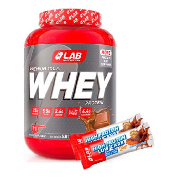 Proteína Premium 100% Whey Vainilla 5.7lb Sabor Chocolate