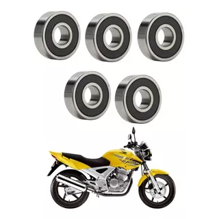 Kit Rolamento Roda Diant  Tras Cbx 250 Twister 2001 Ate 2008