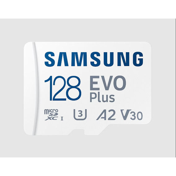 Tarjeta de memoria Samsung MB-MC128KA/EU  EvoPlus con adaptador SD 128GB