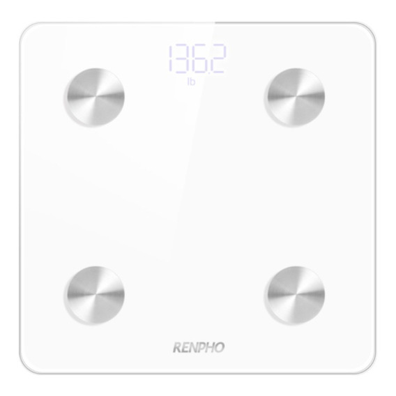 Báscula digital Renpho Balança Sem Fio Inteligente ES-CS20M blanca, hasta 180 kg