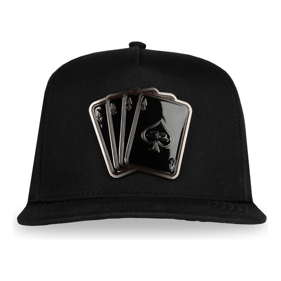 Gorra Jc Hats 2452 Poker Black On Black 100% Original