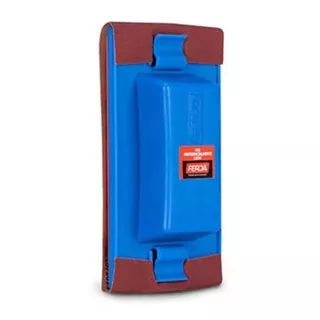Lixadeira Manual Taco 20x11 Fixa 1/2 Lixa Plástico Cor Azul