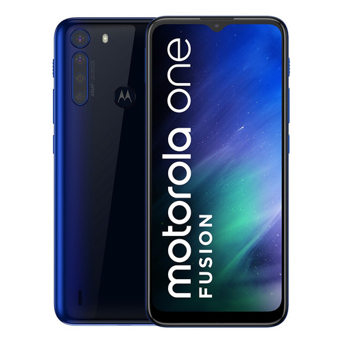 Celular Motorola One Fusion 64gb Azul