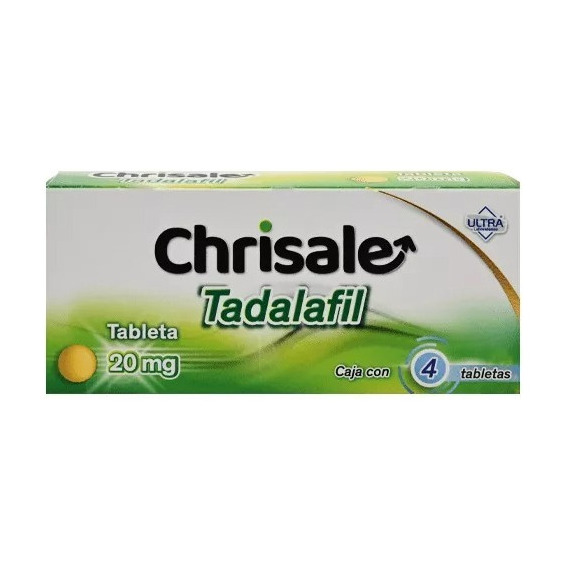 Chrisale Tadalafil 20 Mg Con 4 Tabletas Ultra Se