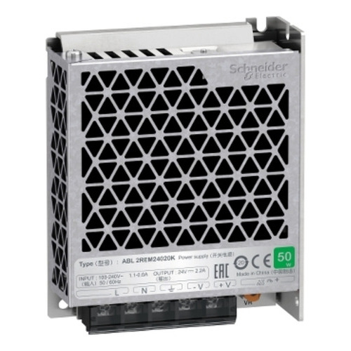 Fuente de alimentación conmutada de 24vcc 50w 2.2a 110/220vac