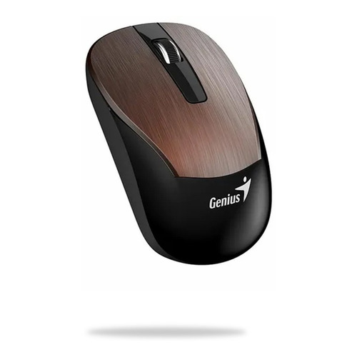 Mouse Inalambrico Genius Eco-8015 Recargable Cafe Color Marrón