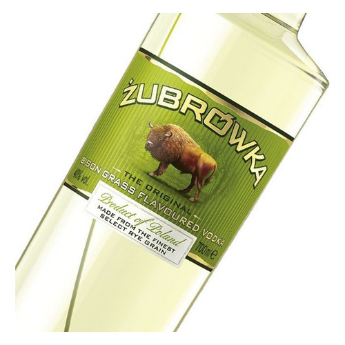 Vodka Zubrowka Bison Grass Vodka, 40° 750cc