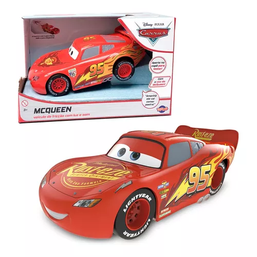 Relâmpago Mcqueen Carrinho A Fricção Infantil C Voz Original