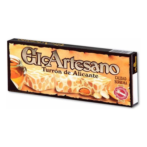 Turron De Alicante El Artesano 150g Almendras Import. España