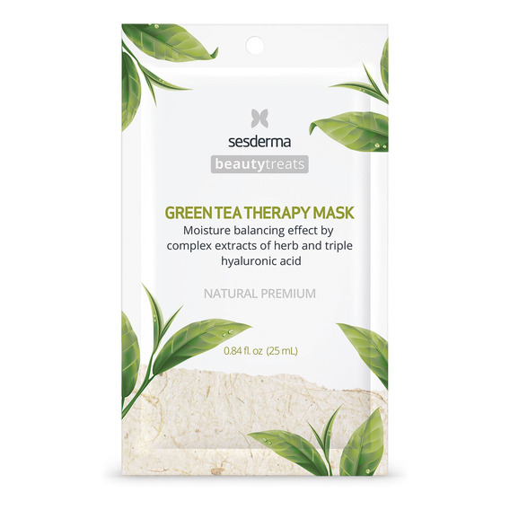 Máscara Facial Hidratante Green Tea Therapy Mask - Sesderma 