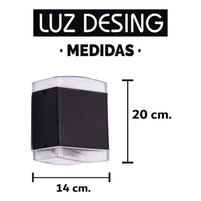 Bidireccional Exterior Apto Led E-27 Para 2 Luces Fz