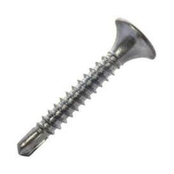 Tornillo Vulcanita Punta Broca 6 X 1 Zinc  (bolsa 1000)