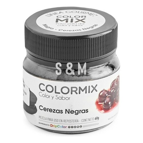 Colorante En Polvo Gourmet Colormix Cerezas Negras