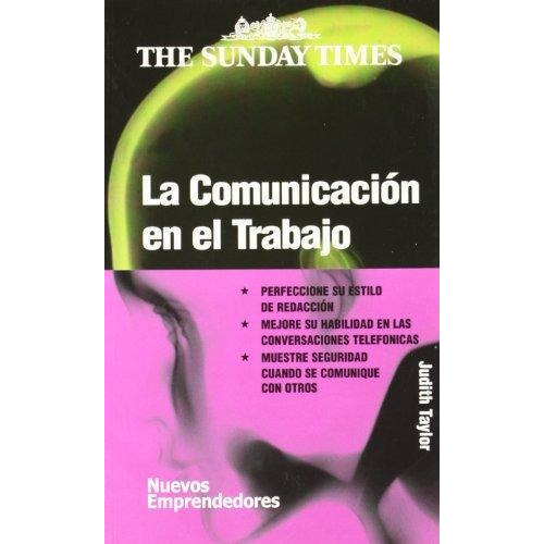 Libro La Comunicacion En El Trabajo De Judith Taylor