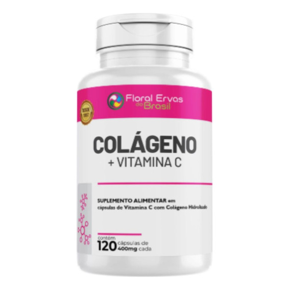 Colágeno Hidrolizado Con Vitamina C 120 Caps