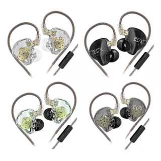 Kz Edx Lite Auriculares In Ear Monitores Hifi Con Microfono