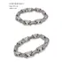Pulsera Plateada Hombre En Acero Quirúrgico Joyas Regalo Plateada 0 Mm 20.5 Cm