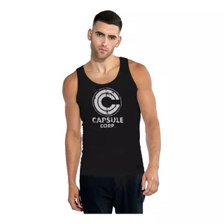 Camiseta Tank Top Olímpica Gym Crossfit Hombre Dragon Ball C
