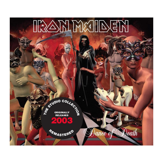 Digipack de CD Iron Maiden Dance Of Death Remasterizado