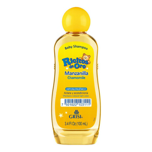 Shampoo Para Bebe Grisi Ricitos De Oro Manzanilla 100 Ml