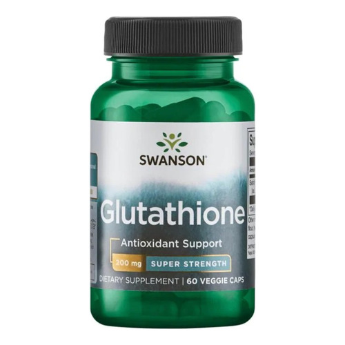 L Glutatión Glutathione 200 Mg 60 Cápsulas Antioxidante