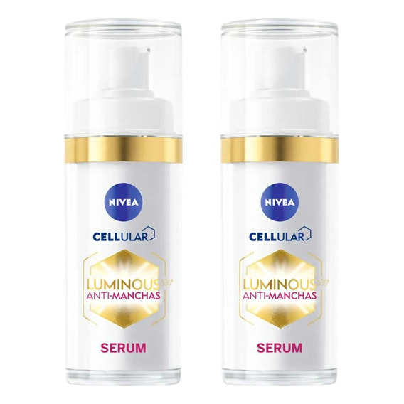 Combo X2 Nivea Serum Antimanchas Luminous 630 30 Ml