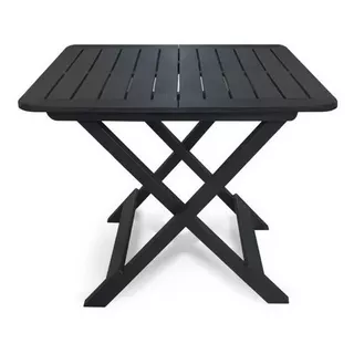 Mesa Plegable Para Jardin Camping Patio - Homeshop Color Negro