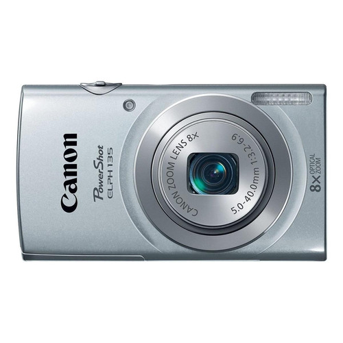  Canon PowerShot ELPH 135 compacta color  plateado