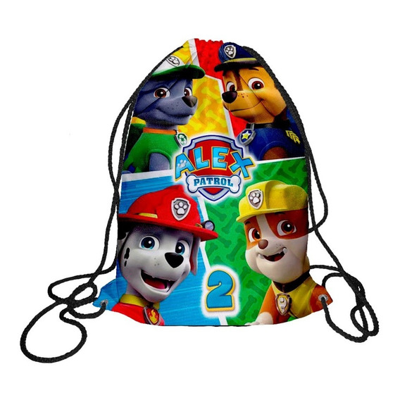 50 Morrales Dulceros Personalizados Fiestas!! Paw Patrol