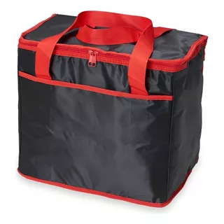 Bolsa Térmica 36 Litros Grande Viagem Praia Garrafas C/ Alça Cor Vermelho