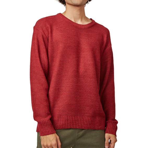 Sweater Hombre Cuello Redondo Algodon Suave Buzo Abrigo