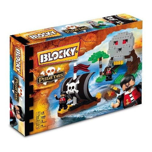 Blocky Piratas - Bloques - Cantidad De Piezas 140
