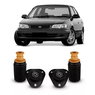 2 Kit Batente Coifa Coxim Dianteiro Toyota Corolla 1998/2002