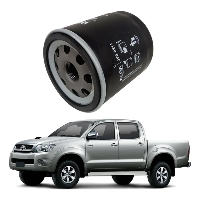 Filtro De Óleo Wega Hilux 2.5 2005 A 2011