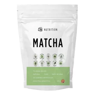 Té Verde Matcha Puro 120gr Dlk Nutrition