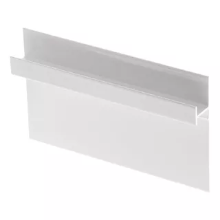 Rodapé Invertido Vytis Em Aluminio Aba Para Led 62mmx13mm 2m