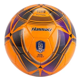 Pelota Futbol Nassau Tuji Nro 4 Futsal Naranja