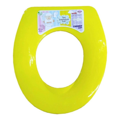 Asiento Reductor Trendy Kids Puff Tapa Entrenadora Color Amarillo