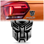 Emblema Autocolante Transformers Autobot Cromado