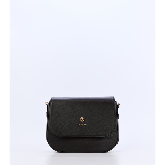 Bolso Para Mujer Tipo Crossbody Clover Color Negro