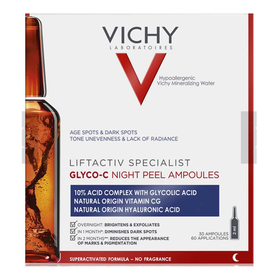 Pack 30 Ampolletas Vichy Liftactiv Antimanchas Glyco-c Antie