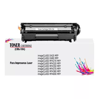 Tóner Genérico 104 Para Canon Imageclass Mf4350 Mfp/mf4320