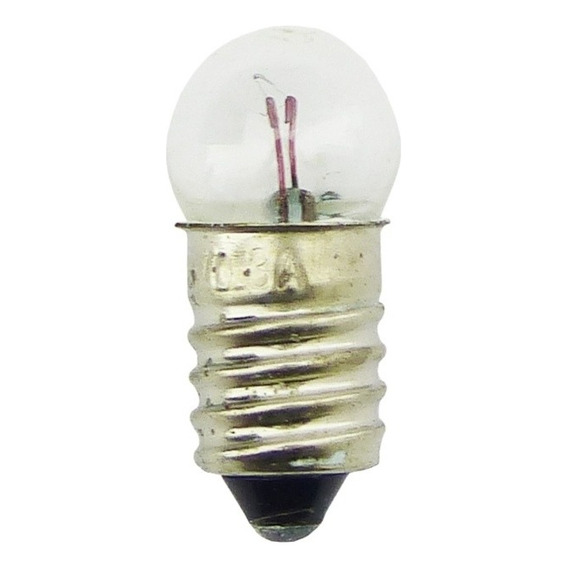 Ampolleta Linterna Y Soquetes De 2.5v, Set X 6 Unidades Luz Blanco Cálido