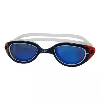 Óculos De Natação Hammerhead Wave Pro / Azul-branco-vermelho