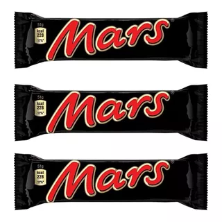 3 Chocolate Mars Recheado Com Amendoim E Caramelo Importado