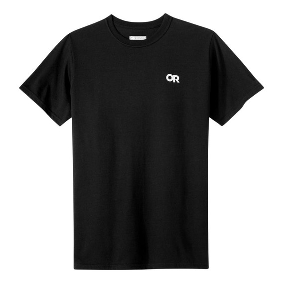 Polera Unisex Outdoor Research Lockup Back Logo Negro